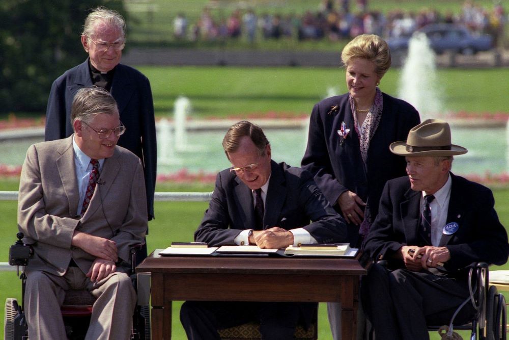 Americans with Disabilities Act Signed Into Law